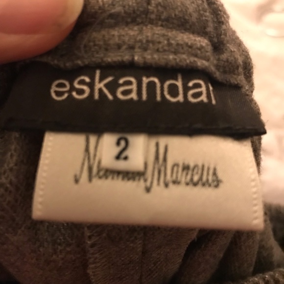 ESKANDAR size 2, pants and monk’s tunic top. Cashmere/wool, taupe, EUC - Picture 6 of 8